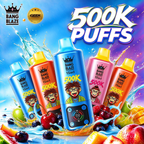 Bang Blaze 500K Puffs 15 in 1 Disposable Vape | 4 Adjustable Fruit Flavors Mesh Coil 850mAh Type-C Rechargeable Vape